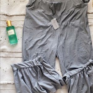 BRAND NEW WITH TAGS SET OF 2 Simply southern bell bottom Comfy pants Size S/M